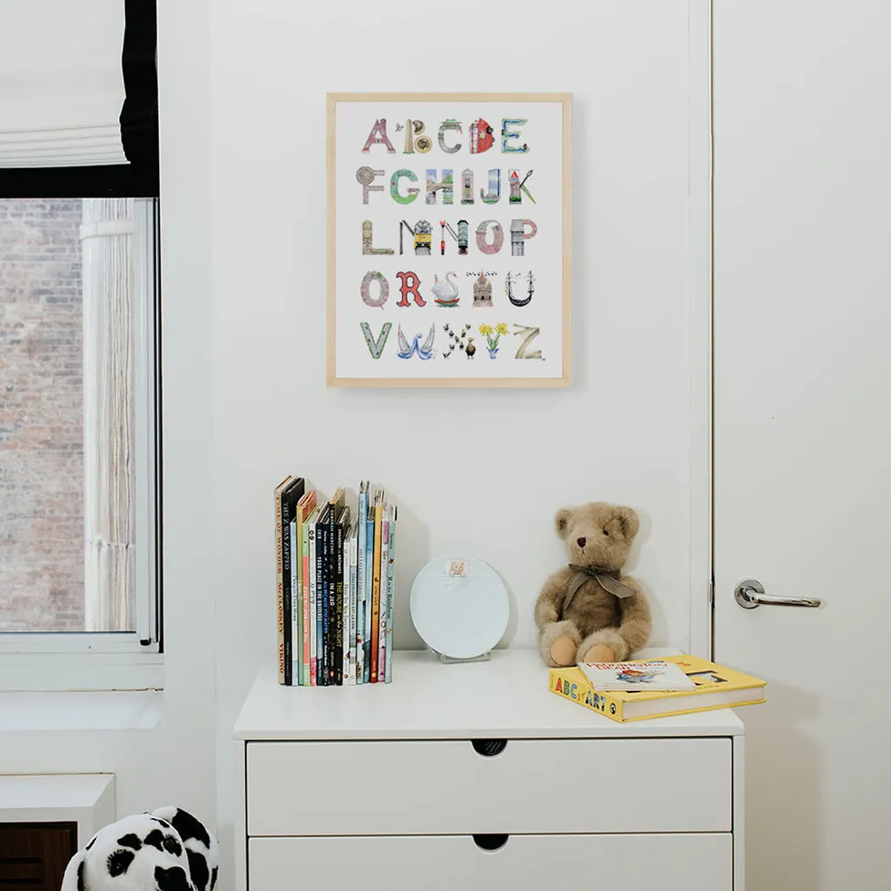 Boston Alphabet Print | Unframed