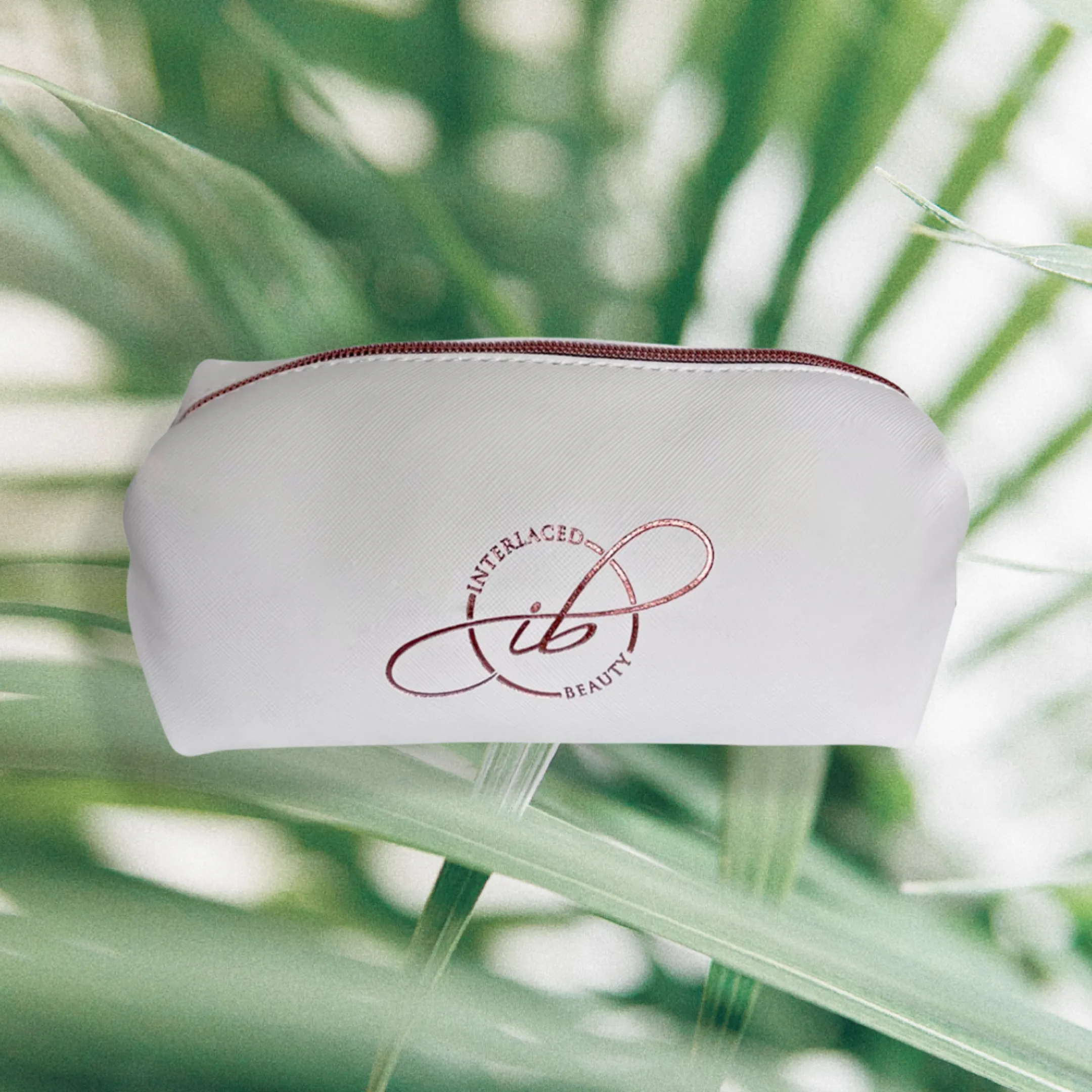 Hello Beautiful Interlaced Beauty Cosmetic bag