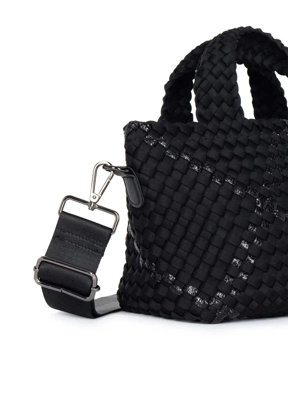 Mark Noir Woven Mini Tote