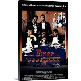 "Diner (1982)" Canvas Wall Art