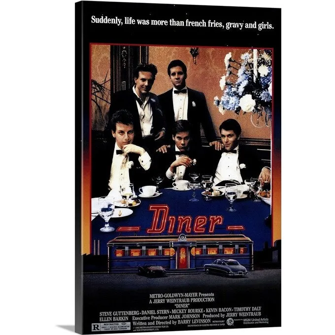 "Diner (1982)" Canvas Wall Art