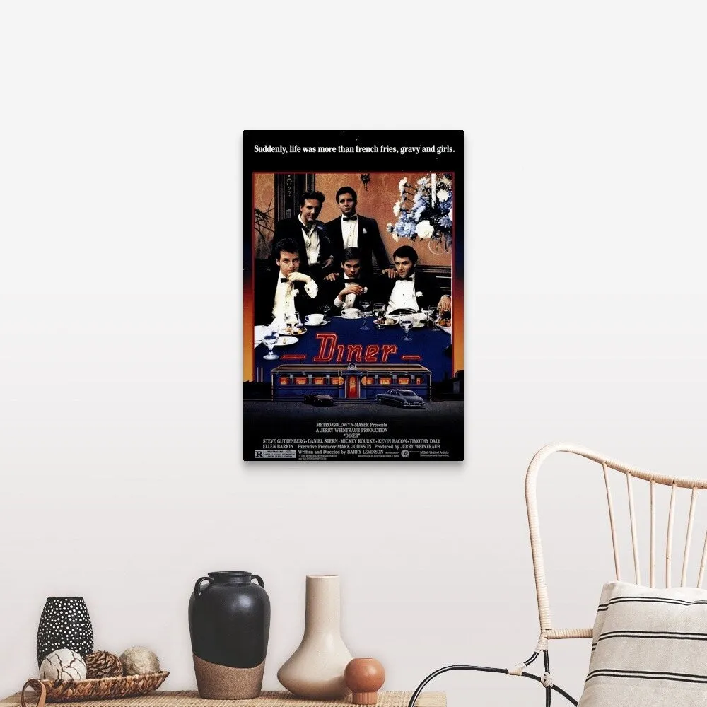"Diner (1982)" Canvas Wall Art